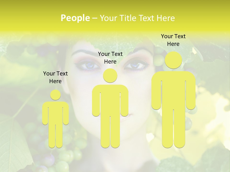 Sunlight Attractive Person PowerPoint Template