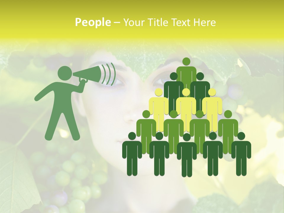 Sunlight Attractive Person PowerPoint Template