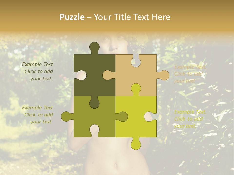 Lady Looking Wine PowerPoint Template