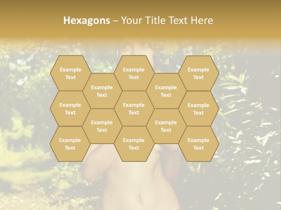 Lady Looking Wine PowerPoint Template