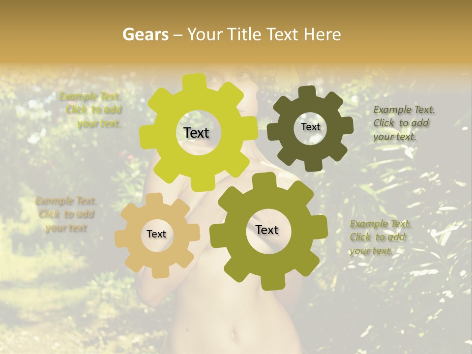 Lady Looking Wine PowerPoint Template