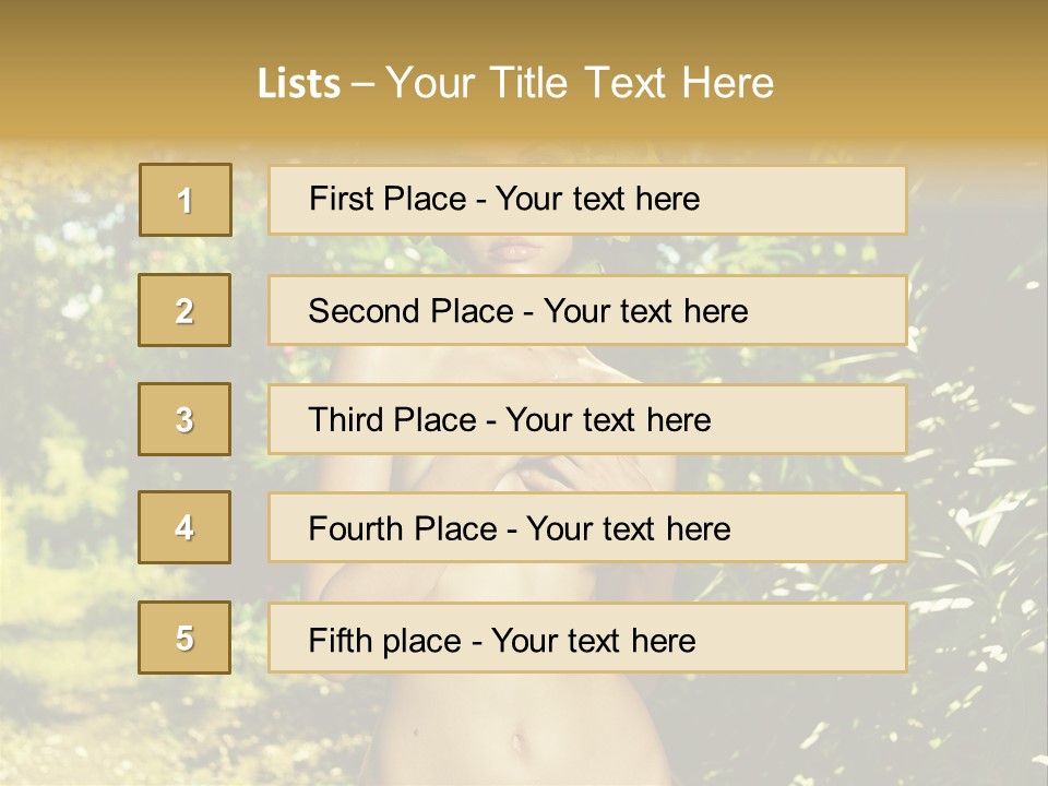 Lady Looking Wine PowerPoint Template