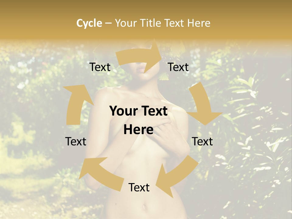 Lady Looking Wine PowerPoint Template