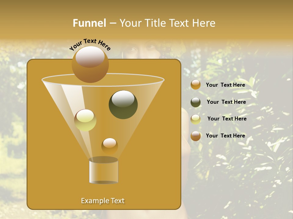 Lady Looking Wine PowerPoint Template