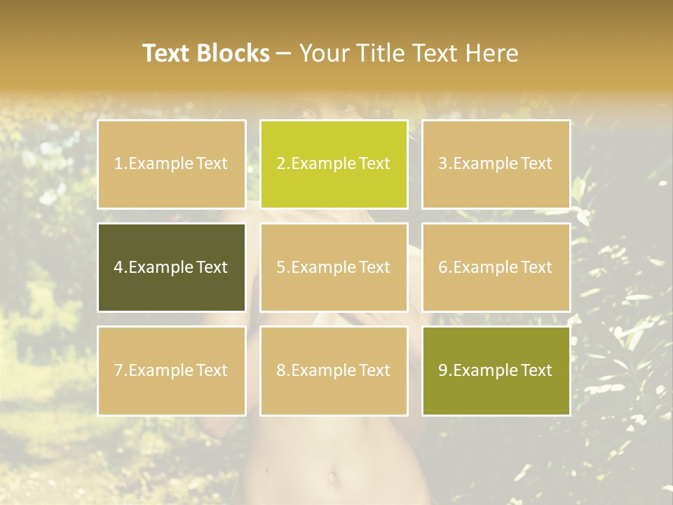 Lady Looking Wine PowerPoint Template