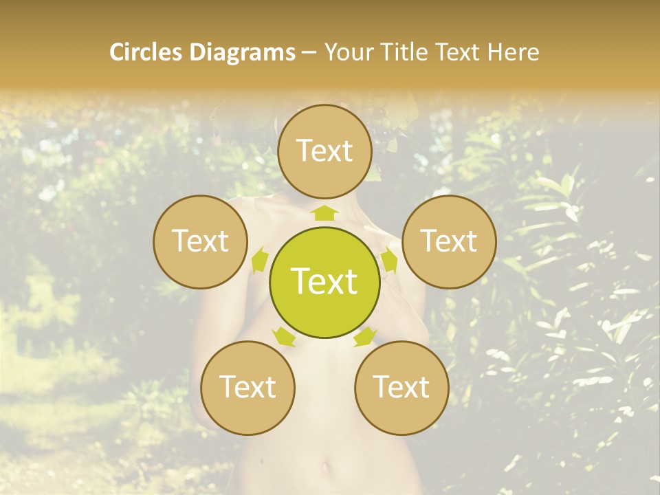 Lady Looking Wine PowerPoint Template