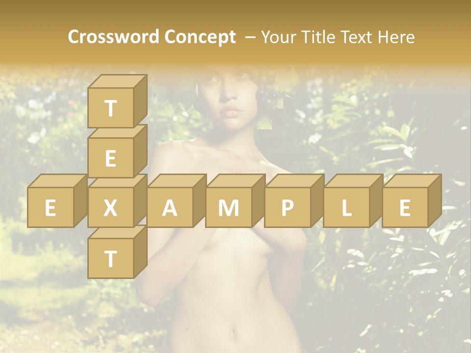 Lady Looking Wine PowerPoint Template