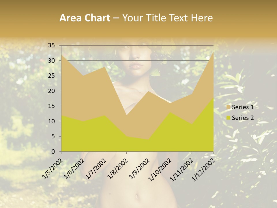 Lady Looking Wine PowerPoint Template