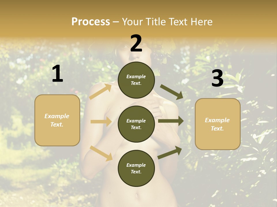 Lady Looking Wine PowerPoint Template