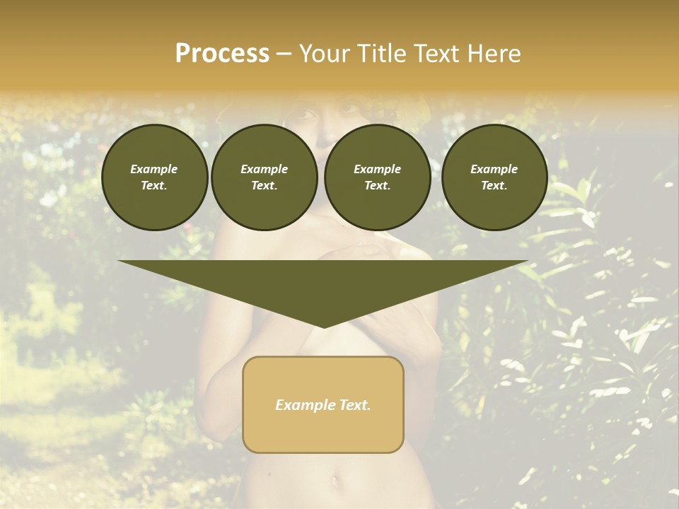 Lady Looking Wine PowerPoint Template