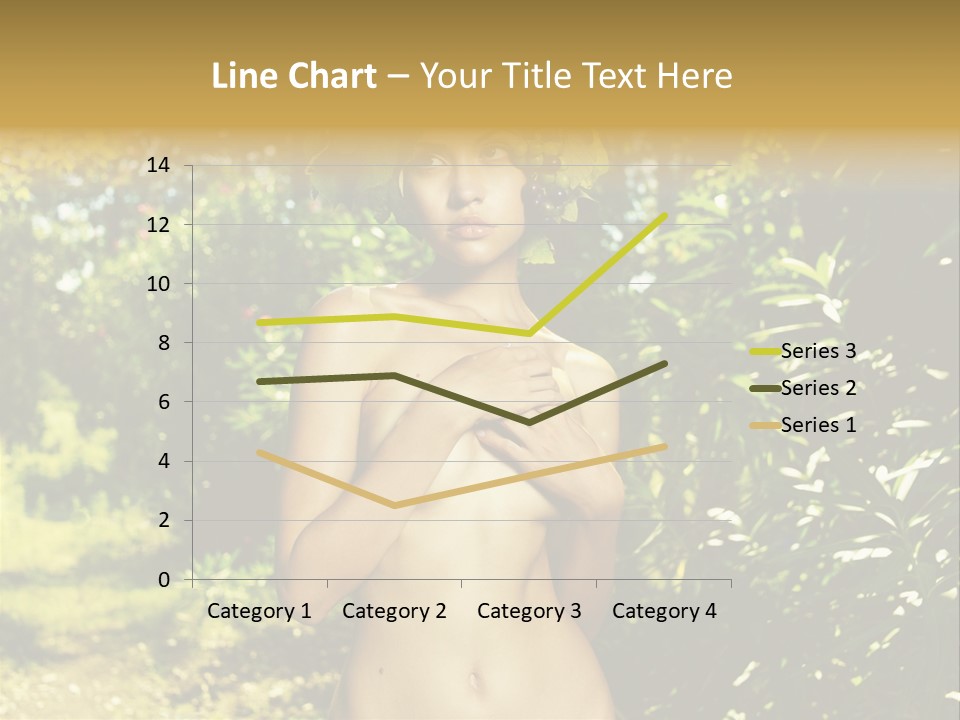 Lady Looking Wine PowerPoint Template