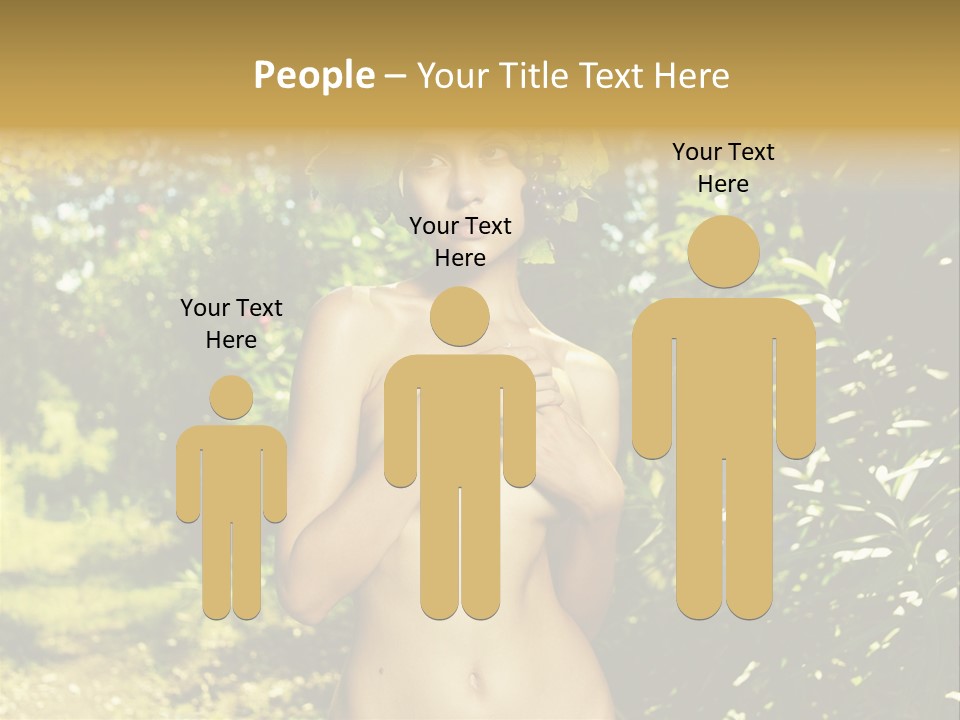 Lady Looking Wine PowerPoint Template