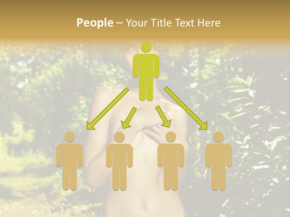 Lady Looking Wine PowerPoint Template