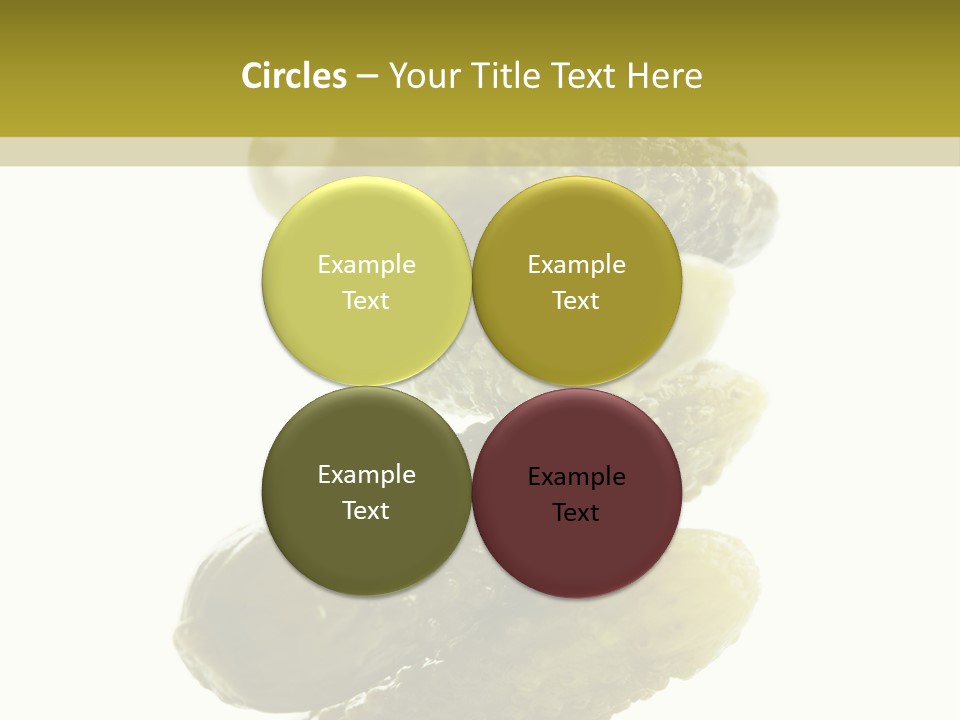 Groceries Salty Organic PowerPoint Template