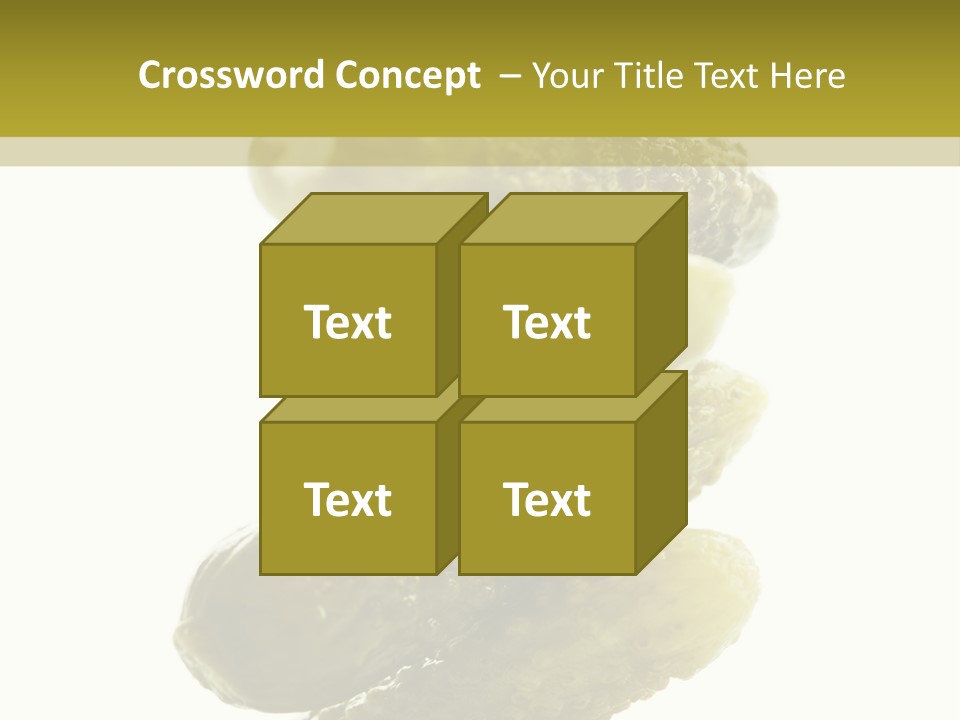 Groceries Salty Organic PowerPoint Template