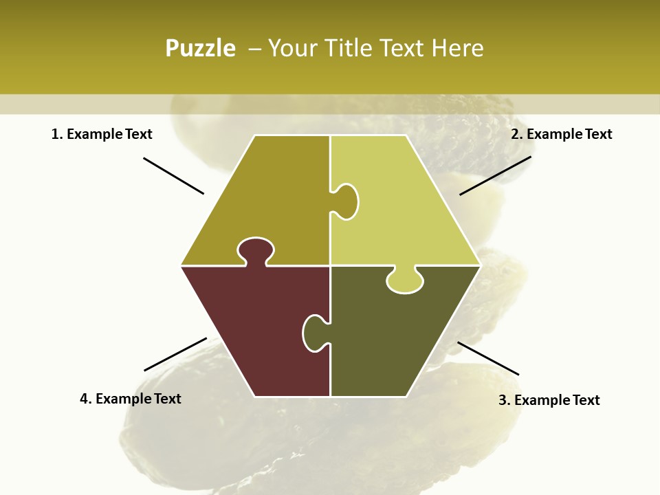 Groceries Salty Organic PowerPoint Template