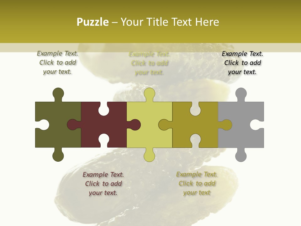 Groceries Salty Organic PowerPoint Template