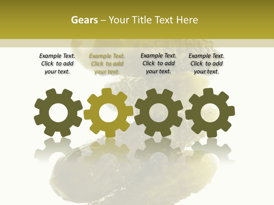 Groceries Salty Organic PowerPoint Template