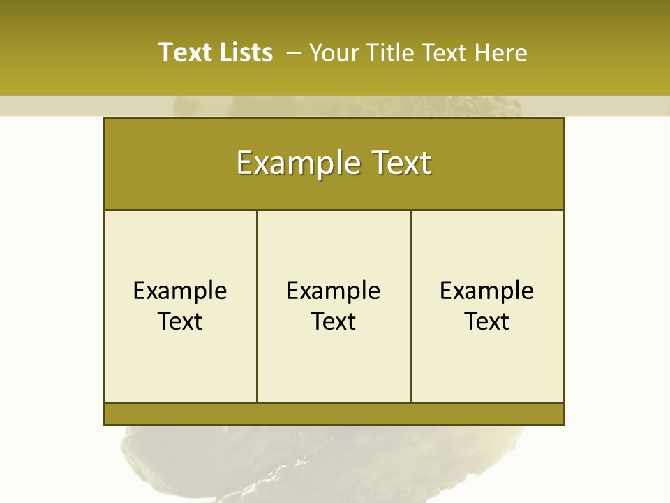 Groceries Salty Organic PowerPoint Template