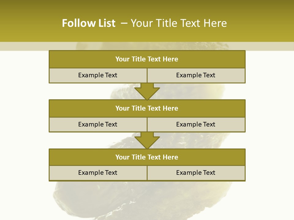 Groceries Salty Organic PowerPoint Template