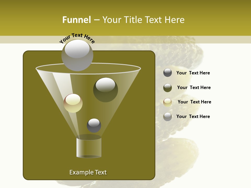 Groceries Salty Organic PowerPoint Template