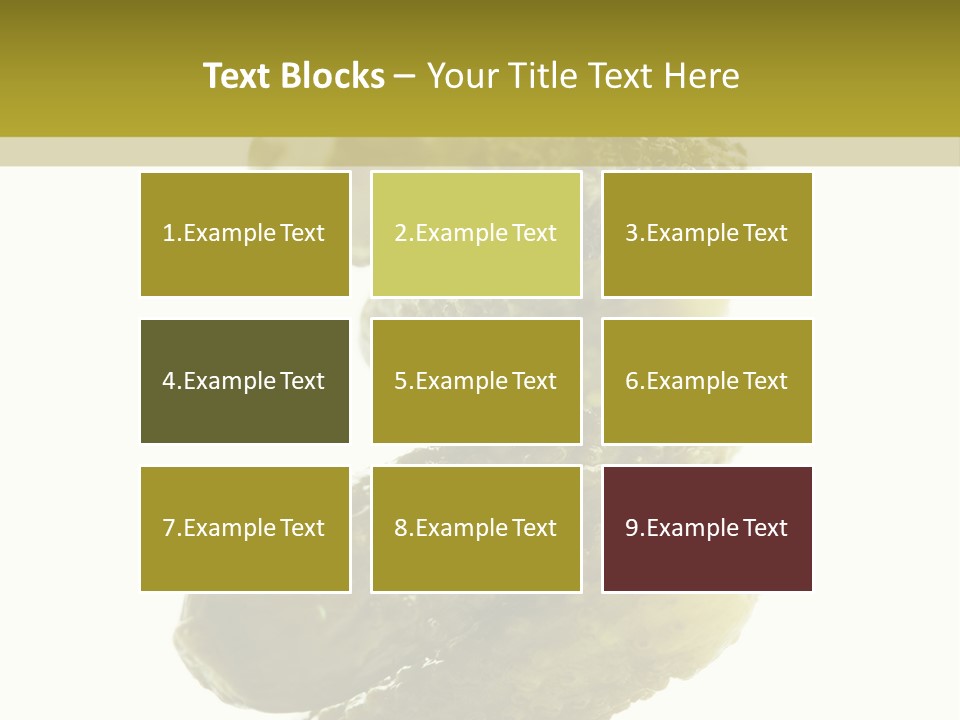 Groceries Salty Organic PowerPoint Template