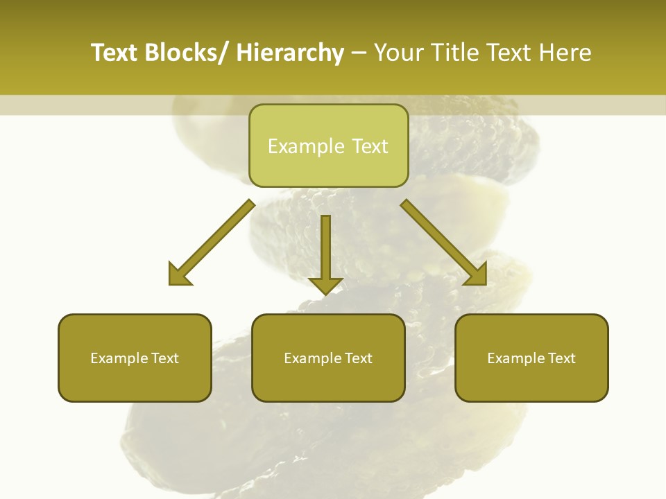 Groceries Salty Organic PowerPoint Template