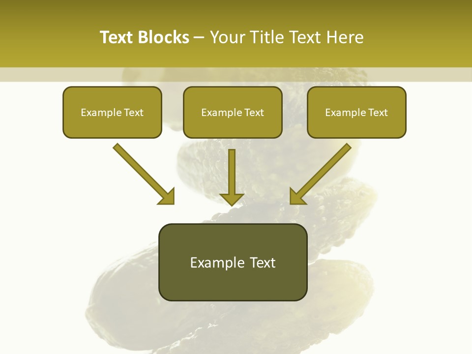 Groceries Salty Organic PowerPoint Template