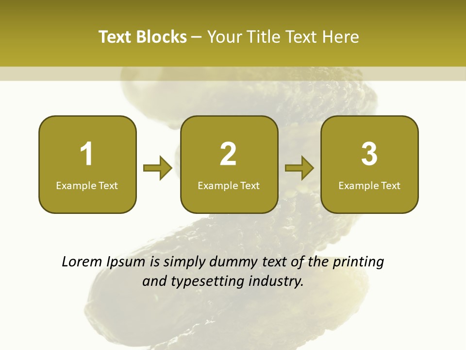 Groceries Salty Organic PowerPoint Template