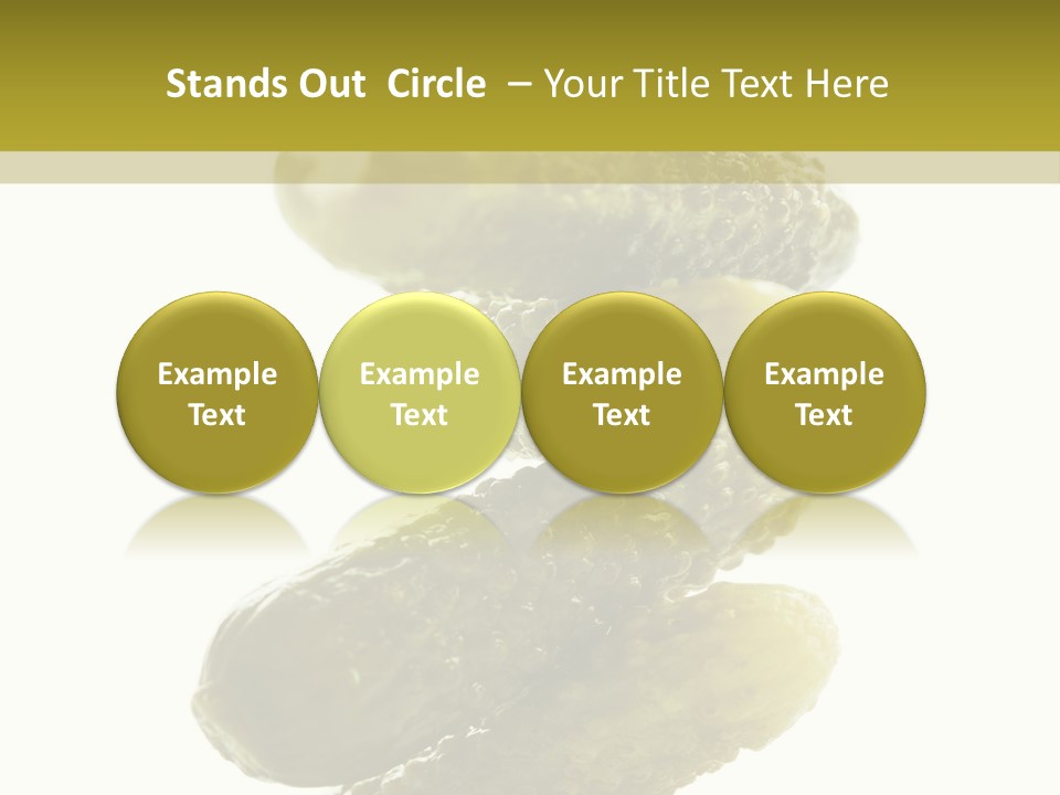 Groceries Salty Organic PowerPoint Template