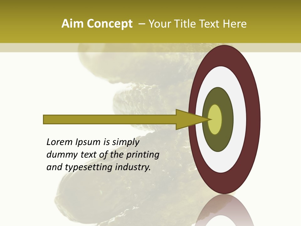 Groceries Salty Organic PowerPoint Template