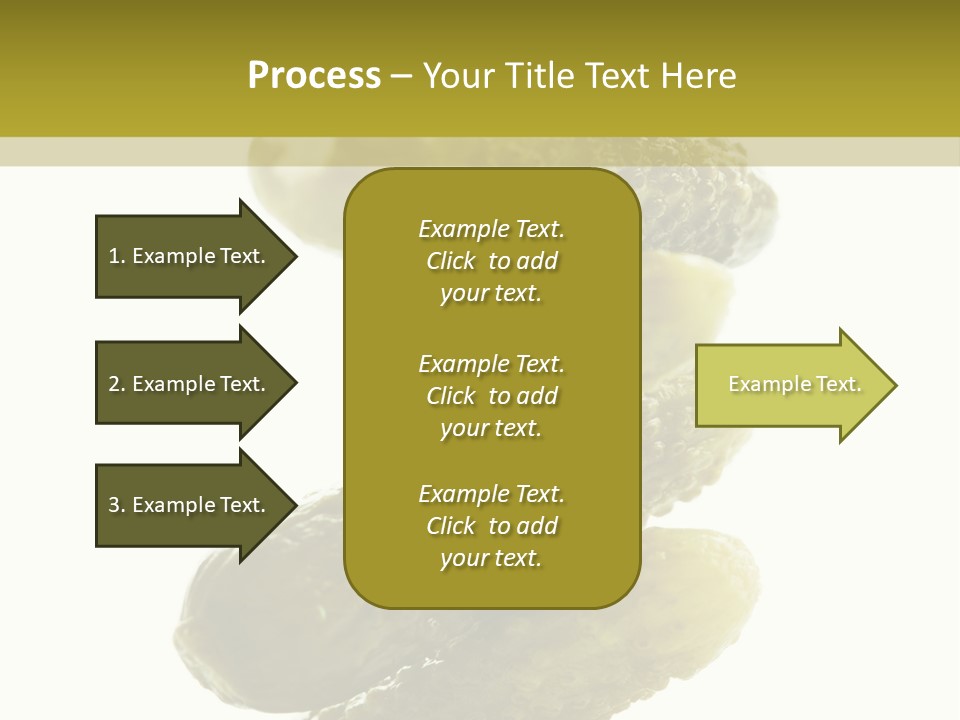 Groceries Salty Organic PowerPoint Template
