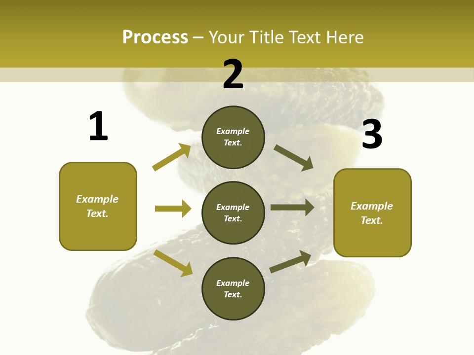 Groceries Salty Organic PowerPoint Template