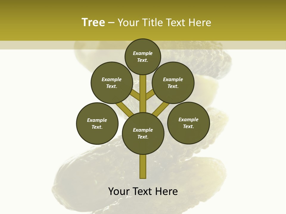 Groceries Salty Organic PowerPoint Template