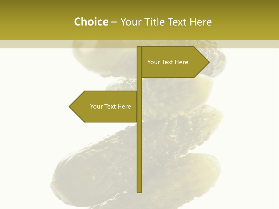 Groceries Salty Organic PowerPoint Template