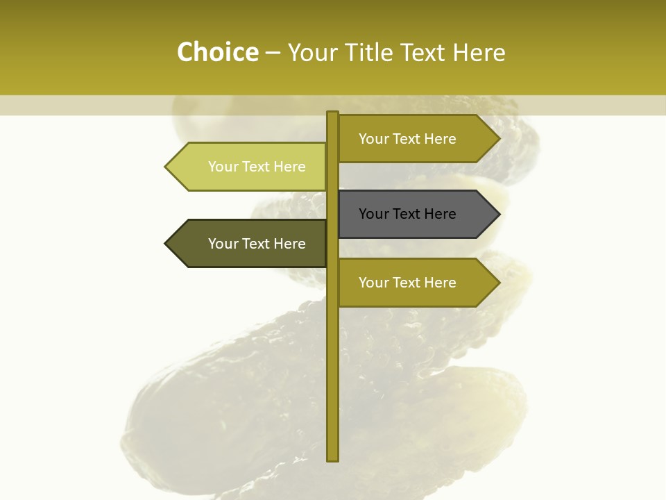 Groceries Salty Organic PowerPoint Template