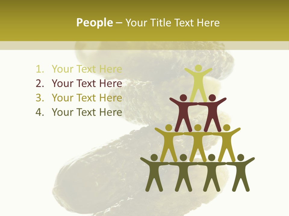 Groceries Salty Organic PowerPoint Template