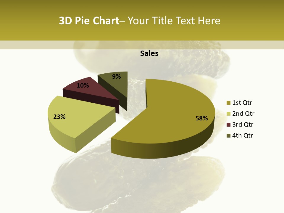Groceries Salty Organic PowerPoint Template