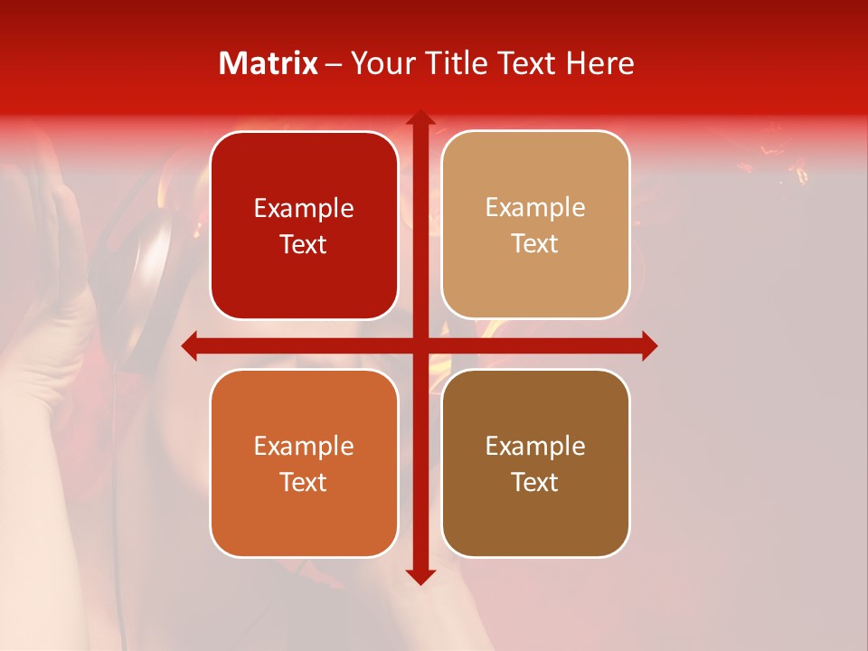 Portrait Person Flame PowerPoint Template