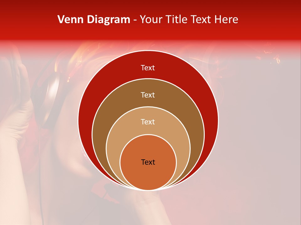 Portrait Person Flame PowerPoint Template
