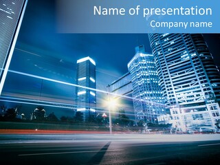 Light Color Transportation PowerPoint Template