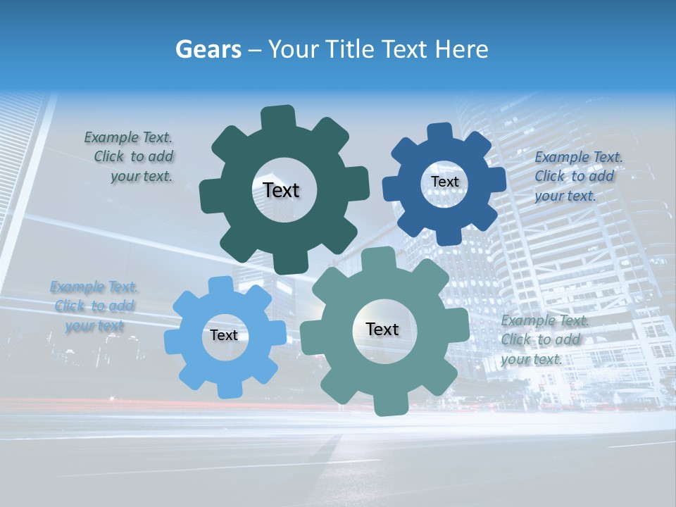 Light Color Transportation PowerPoint Template