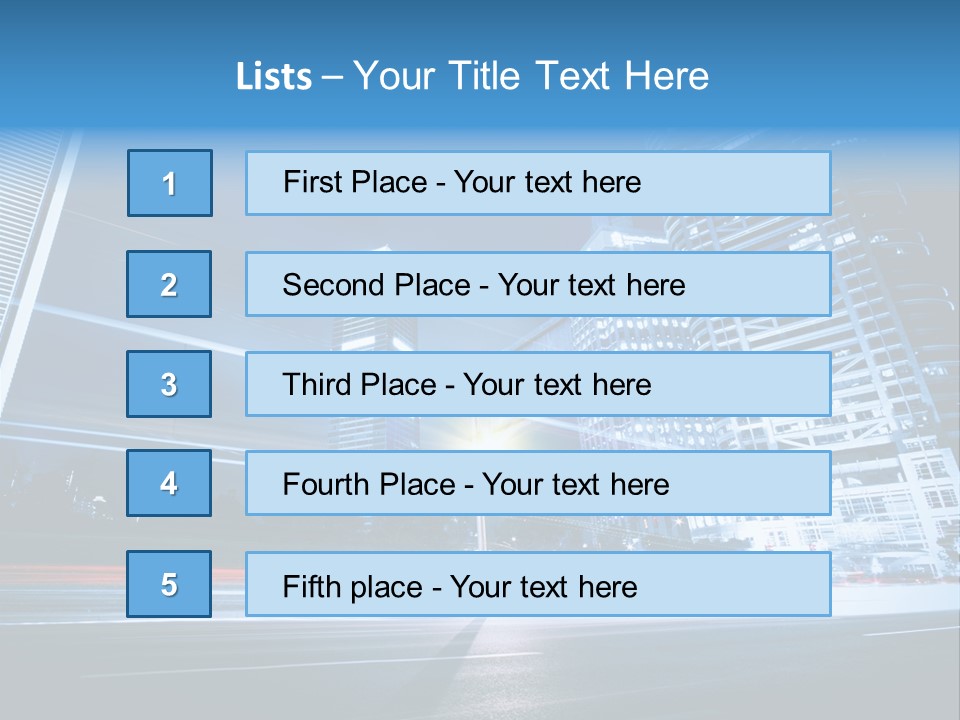 Light Color Transportation PowerPoint Template