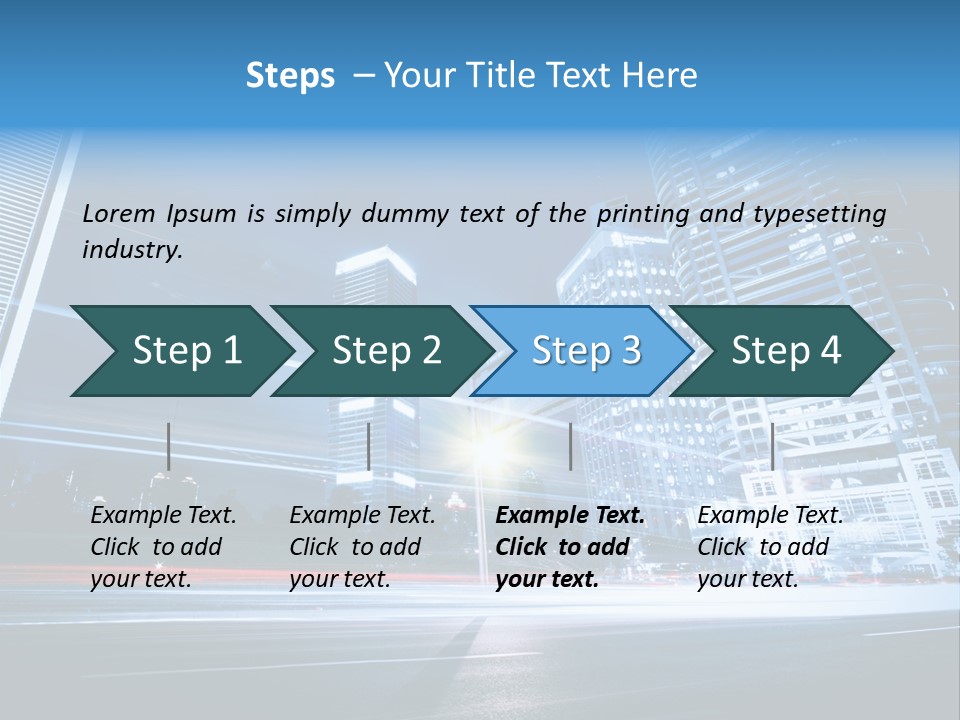 Light Color Transportation PowerPoint Template