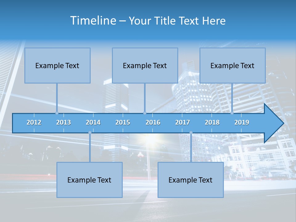 Light Color Transportation PowerPoint Template