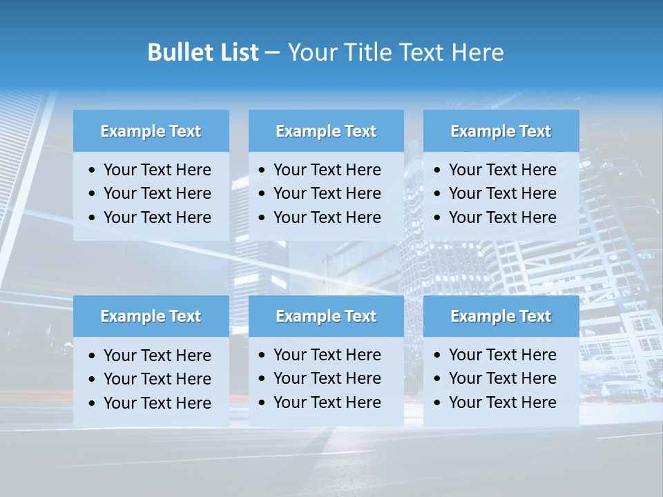 Light Color Transportation PowerPoint Template