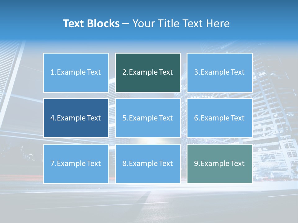 Light Color Transportation PowerPoint Template