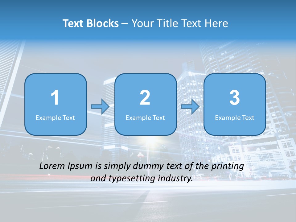 Light Color Transportation PowerPoint Template