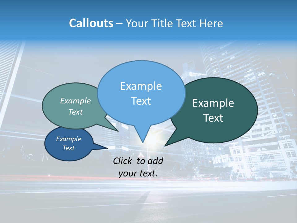 Light Color Transportation PowerPoint Template
