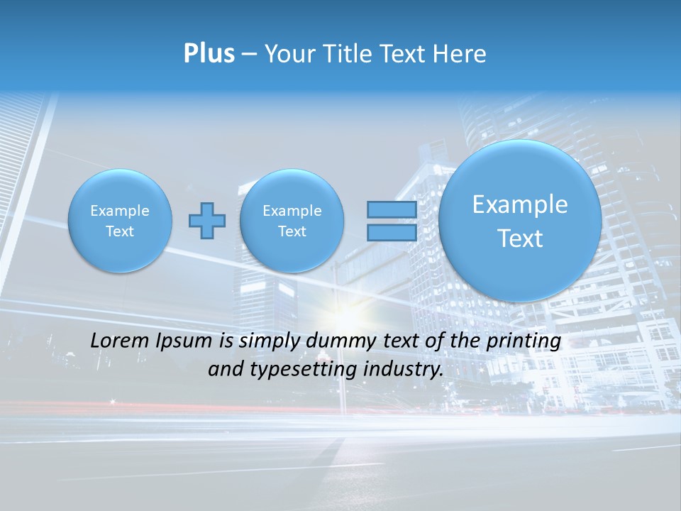 Light Color Transportation PowerPoint Template
